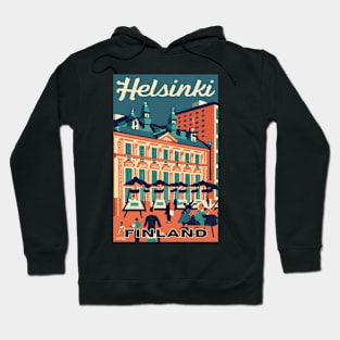 A Vintage Travel Art of Helsinki - Finland Hoodie